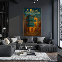 Al Balad The Colorful Old City Of Poster
