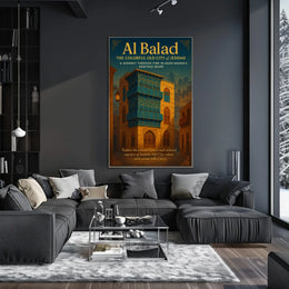Al Balad The Colorful Old City Of Poster