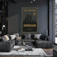 Birmingham City Edition Poster PosterGoat