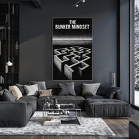 The Bunker Mindset: Abstract Artistic Poster