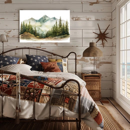 Tranquil Mountain Landscape Poster