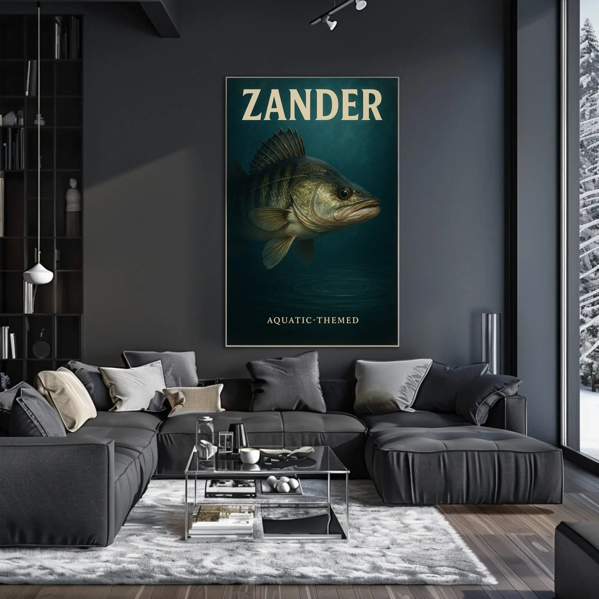 Zander Aquatic-Themed Poster