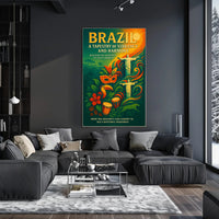 Brazil A Tapestry of Vibrancy and Harmony Poster