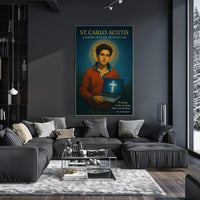 St. Carlo Acutis A Modern Saint for the Digital Age Poster