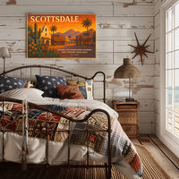 Scottsdale Southwestern Charm Travel Poster