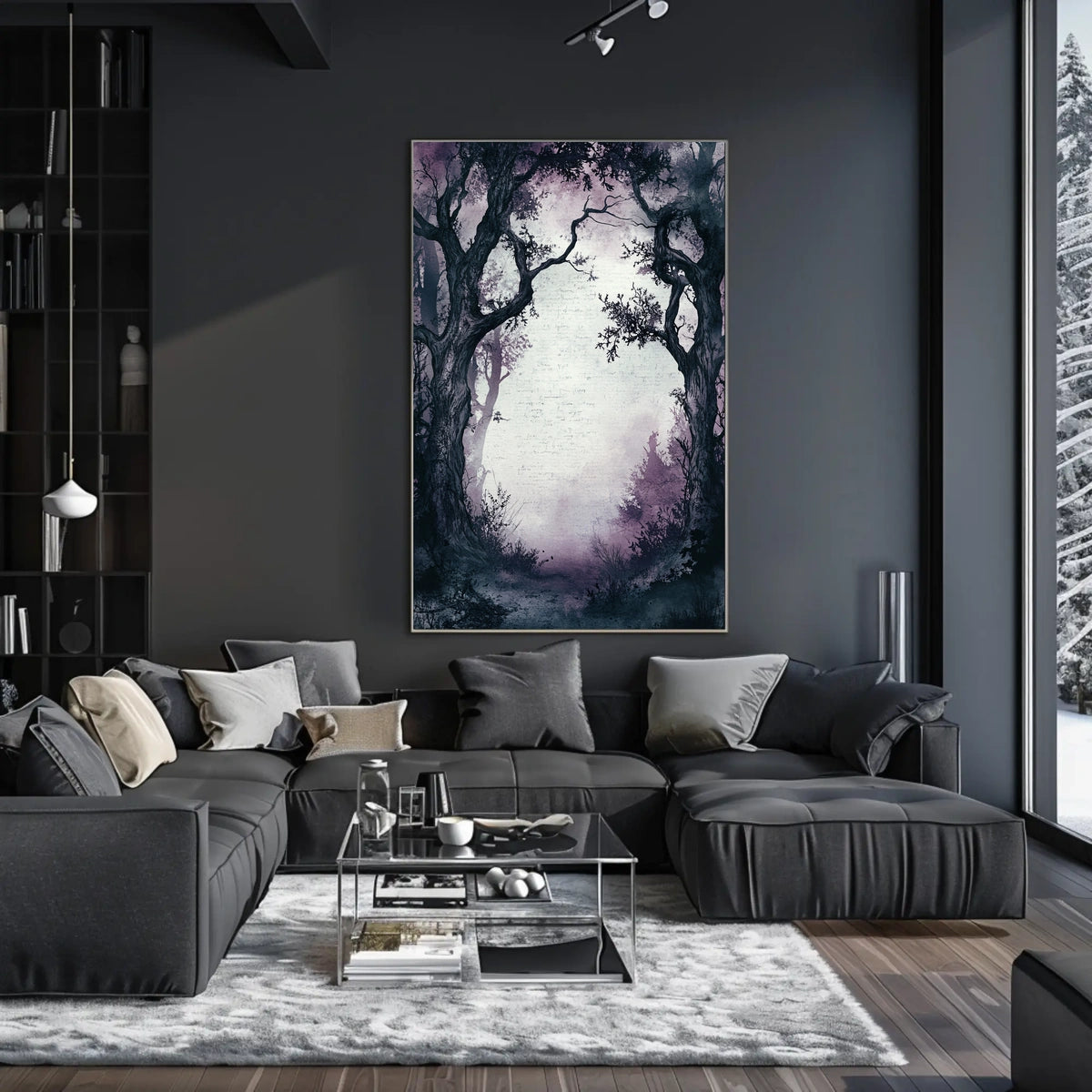 Mystical Forest Wonderland Art Print National Park Poster