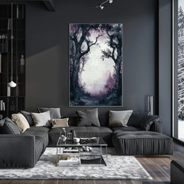 Mystical Forest Wonderland Art Print National Park Poster