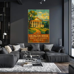 Arlington House Robert E. Lee Memorial Poster