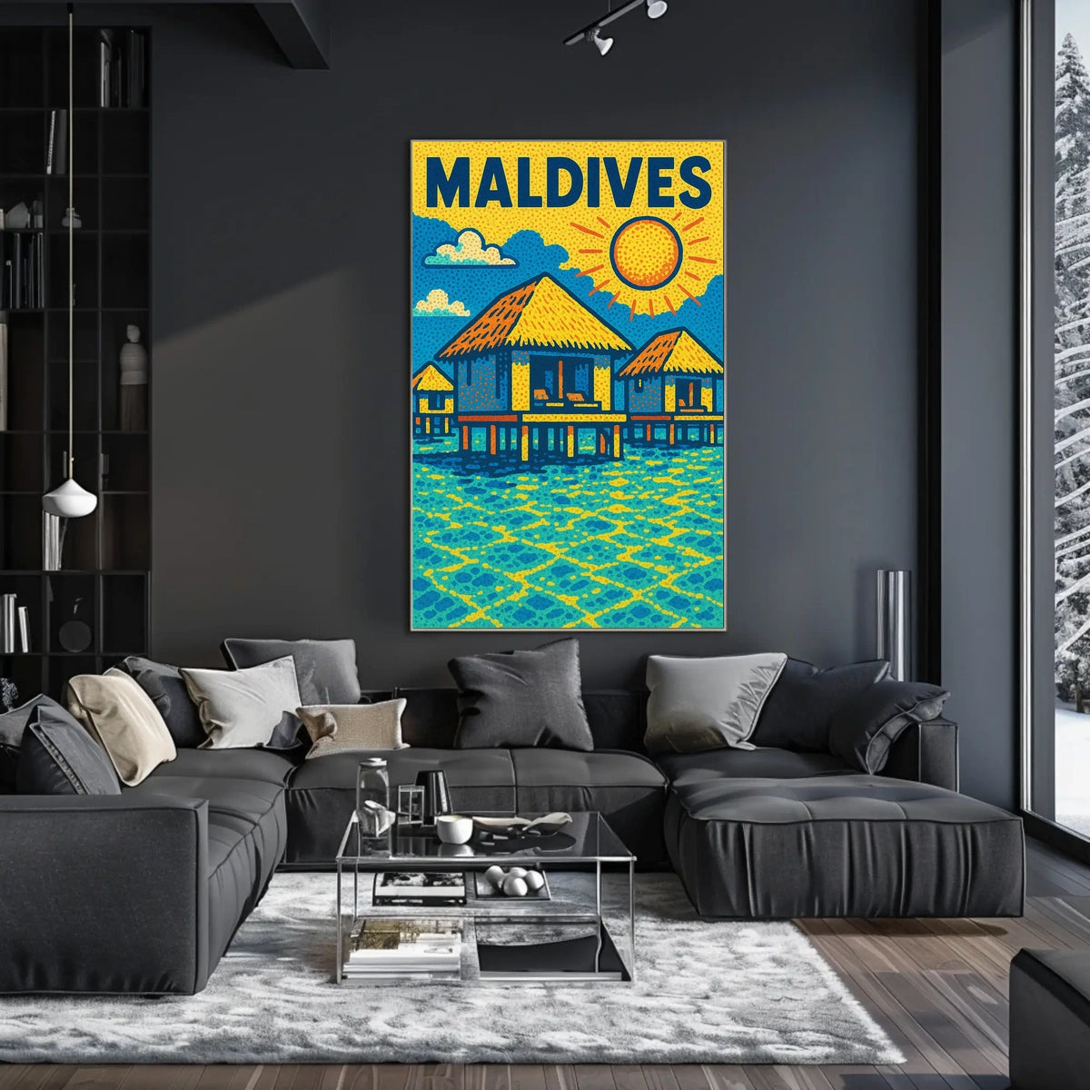 Maldives Paradise Poster