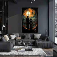 Celestial Cityscape Poster