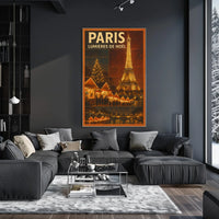 Paris Lumières De Noël Poster
