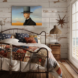 Timeless Elegance: Man in Top Hat Historical Poster
