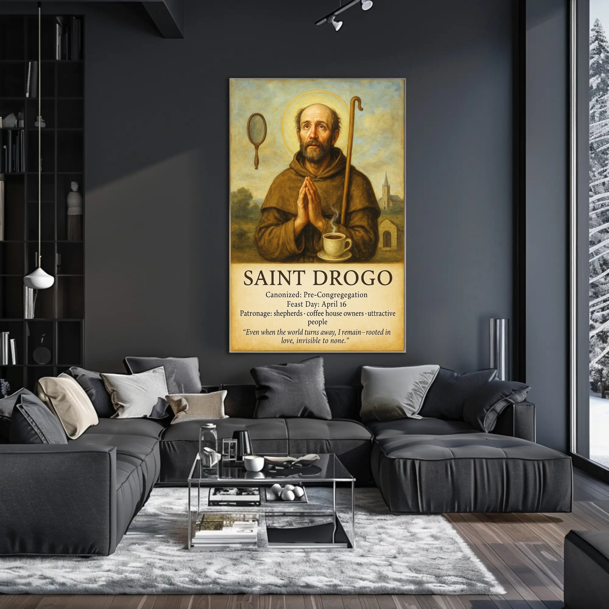 Saint Drogo Poster PosterGoat