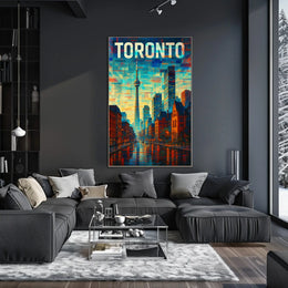Toronto Cityscape Poster
