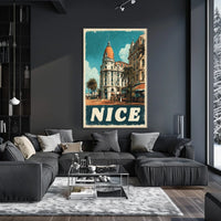 Vintage Nice Travel Poster