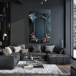 Gothic Elegance Mirror Poster