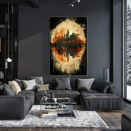 Reflections Of A Cityscape Poster