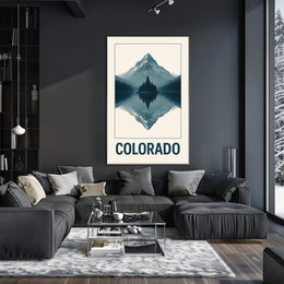 Colorado Mountain Reflection Poster