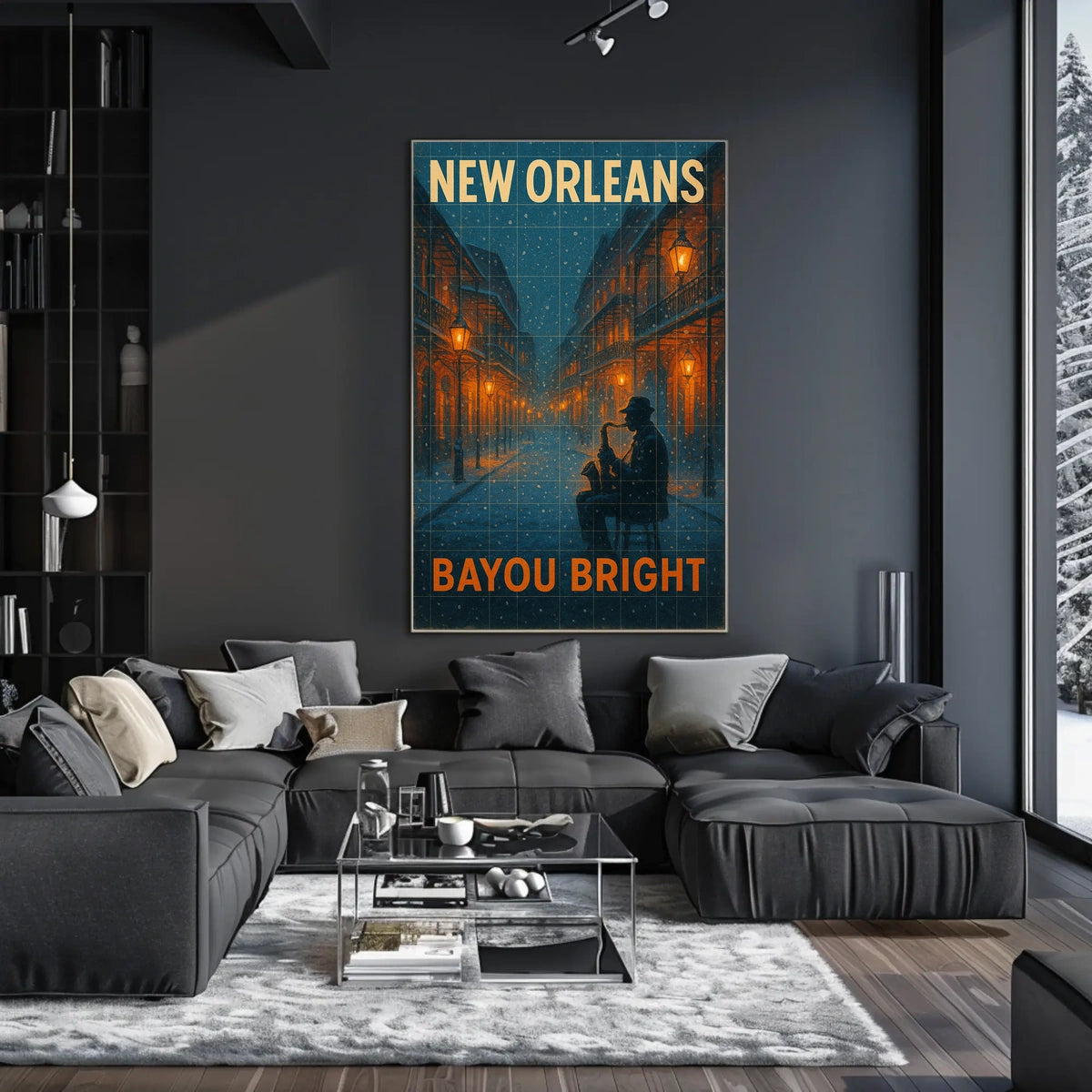 New Orleans Bayou Bright Poster