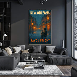 New Orleans Bayou Bright Poster