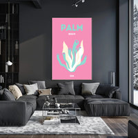 Palm Beach USA Artistic Display Travel Poster PosterGoat