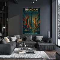 Shanghai Where Tradition Meets Innovation Poster