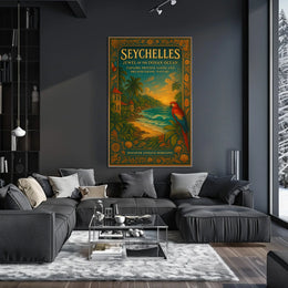 Seychelles Jewel of the Indian Ocean Poster