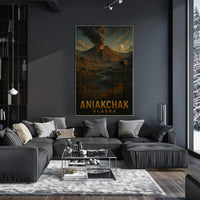 Aniakchak Volcano Alaska Poster