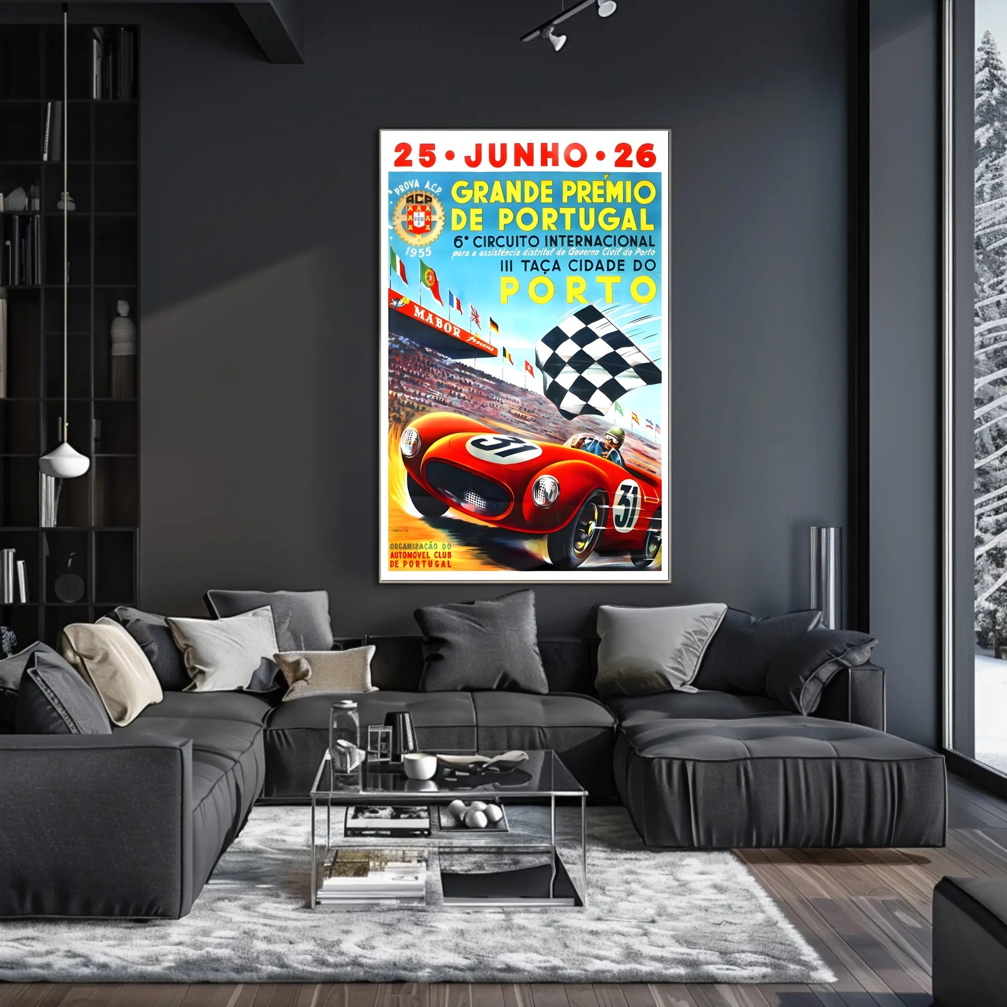 Grande Prémio de Portugal 1955 Poster