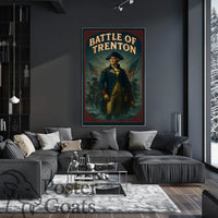 Battle of Trenton Revolutionary War Historical Poster