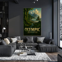 Olympic National Park Washington Poster