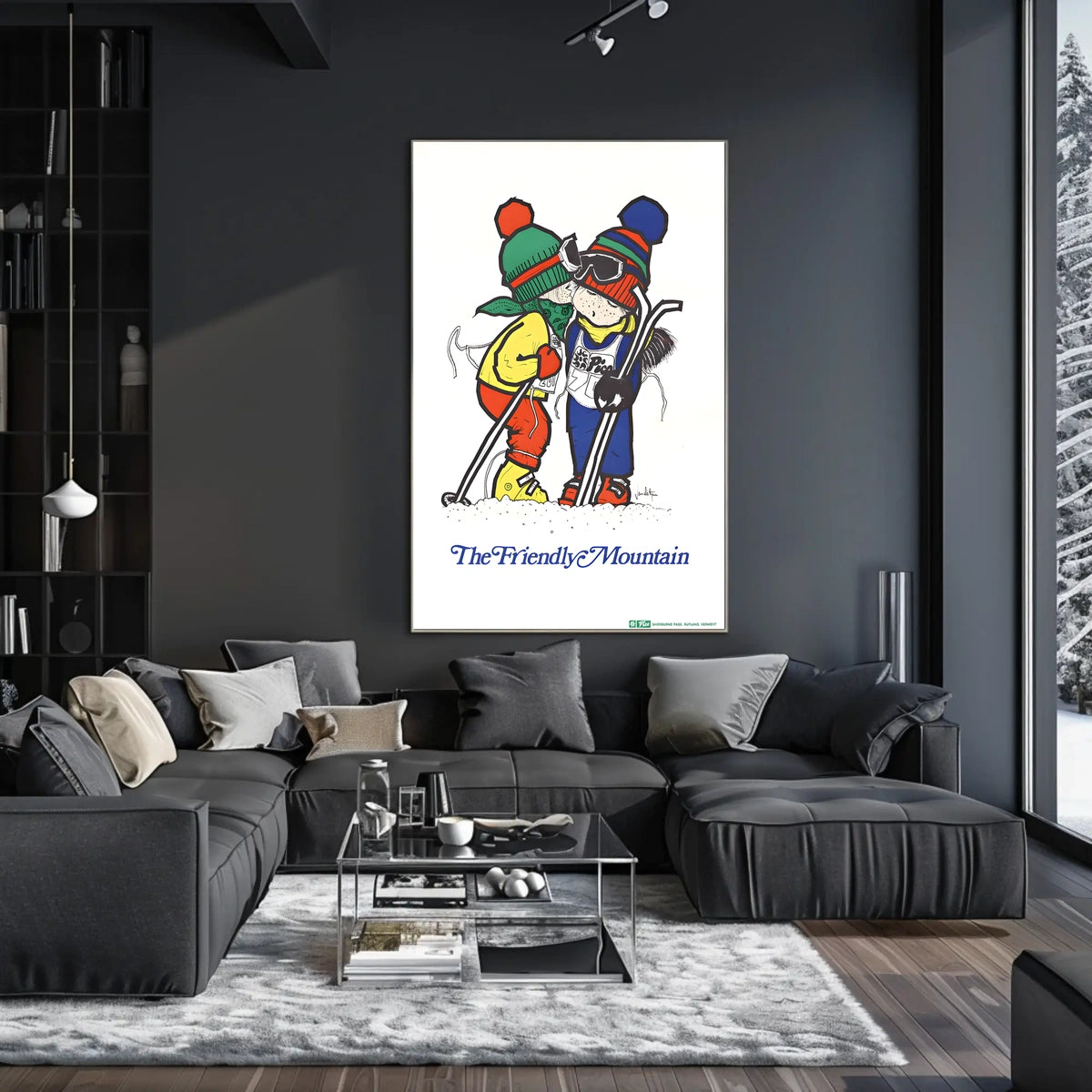 The Friendly Mountain Poster