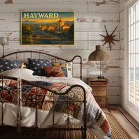 Hayward Travel Poster Where Innovation Meets Tradition