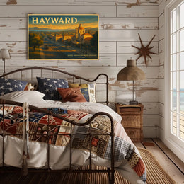 Hayward Travel Poster Where Innovation Meets Tradition