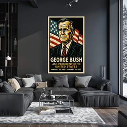 George Bush 41st President Poster