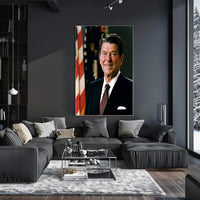 Presidential Study – Dwight D. Eisenhower at Cabinet Table Poster