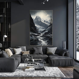 Majestic Mountain Landscape Poster
