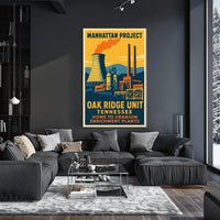 Manhattan Project Oak Ridge Unit Poster