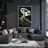 Dartmouth Winter Carnival 1964 Vintage Sports Poster PosterGoat