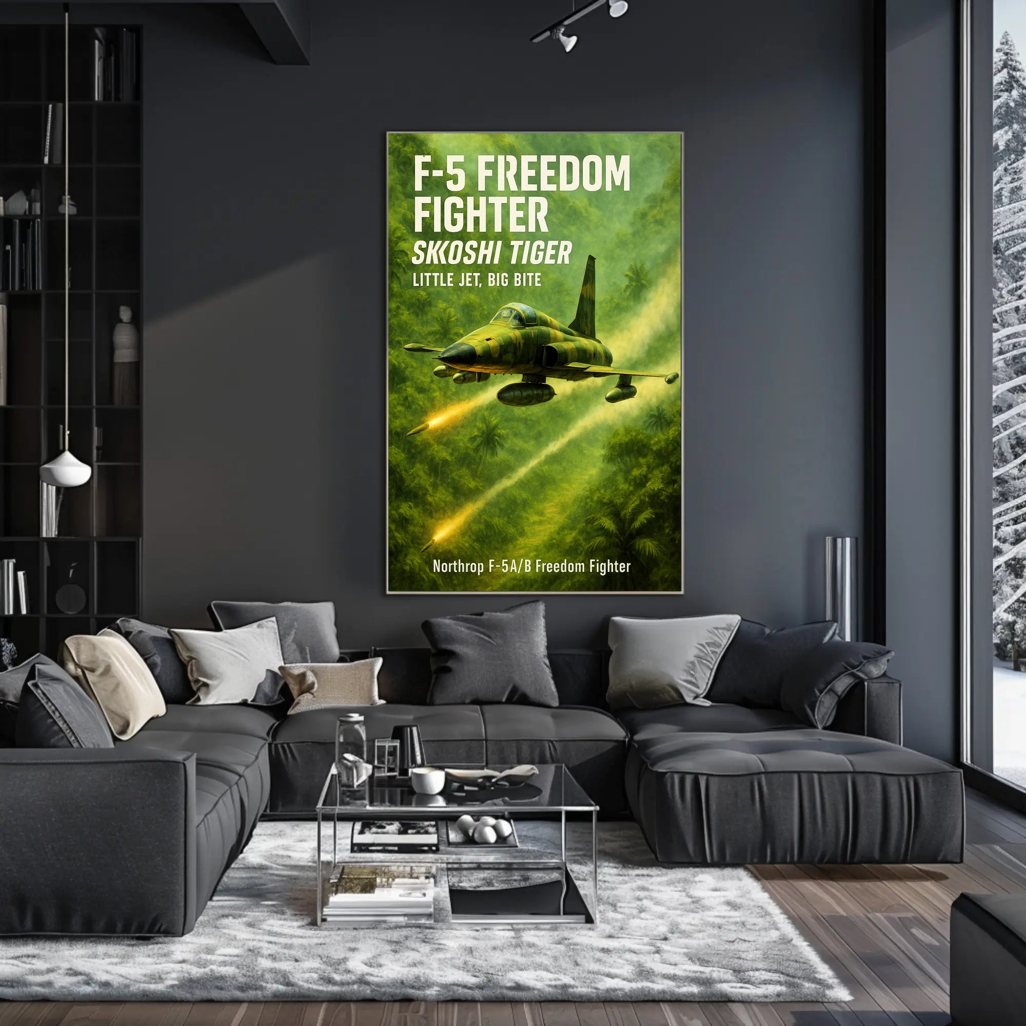 F-5 Freedom Fighter Skoshi Tiger Poster PosterGoat