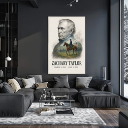 Zachary Taylor 12th President of the United States Reflections Poster