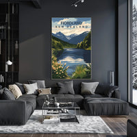 Fiordland, New Zealand Poster