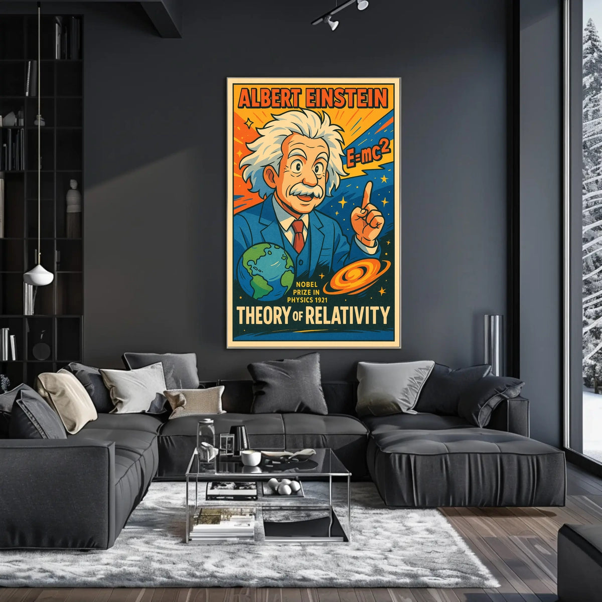 Albert Einstein Theory Of Relativity Poster