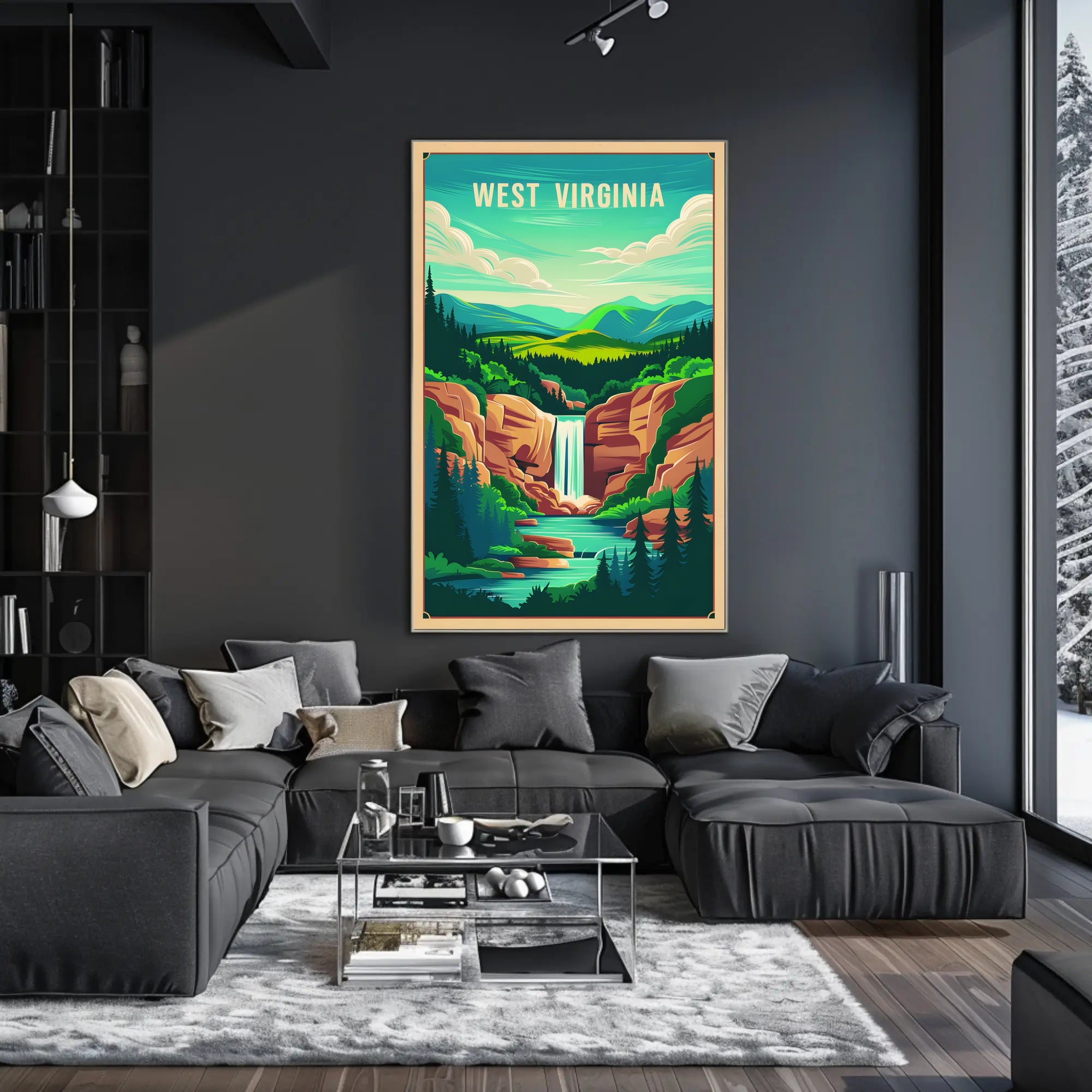 West Virginia Scenic Poster