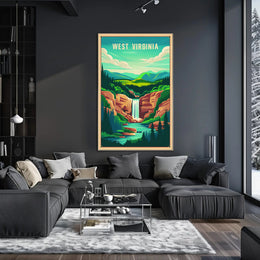 West Virginia Scenic Poster