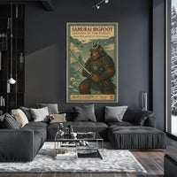 Samurai Bigfoot Legends of the Forest Poster