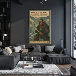 Samurai Bigfoot Legends of the Forest Poster