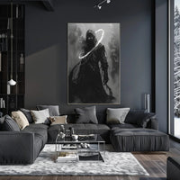 The Enigmatic Shadow Art Print Poster for Home Decor and Wanderlust Enthusiasts PosterGoat