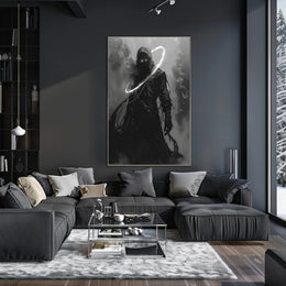 The Enigmatic Shadow Art Print Poster for Home Decor and Wanderlust Enthusiasts PosterGoat