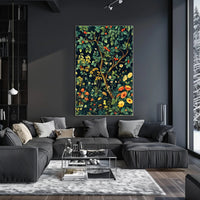 Vibrant Botanical Garden Wall Art Print